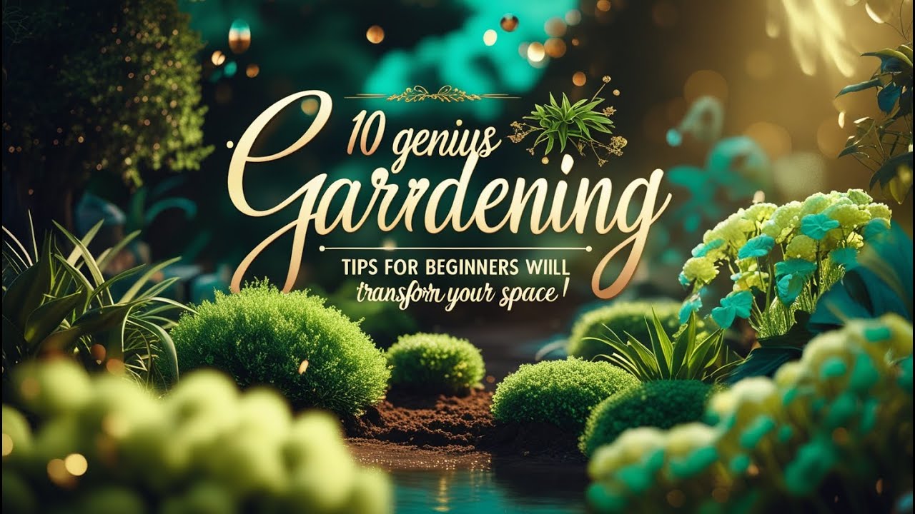 10 Genius Gardening Tips for Beginners That Will Transform Your Space ...