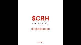 CRH PLC ($CRH) Q1 2025 Earnings Call