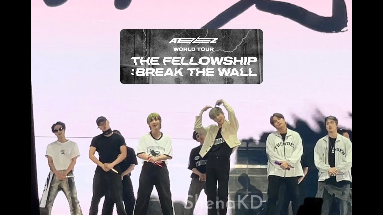 4K 'THE REAL' ENDING- ATEEZ BREAK THE WALL WORLD TOUR IN JEDDAH 072023 #shenakd
