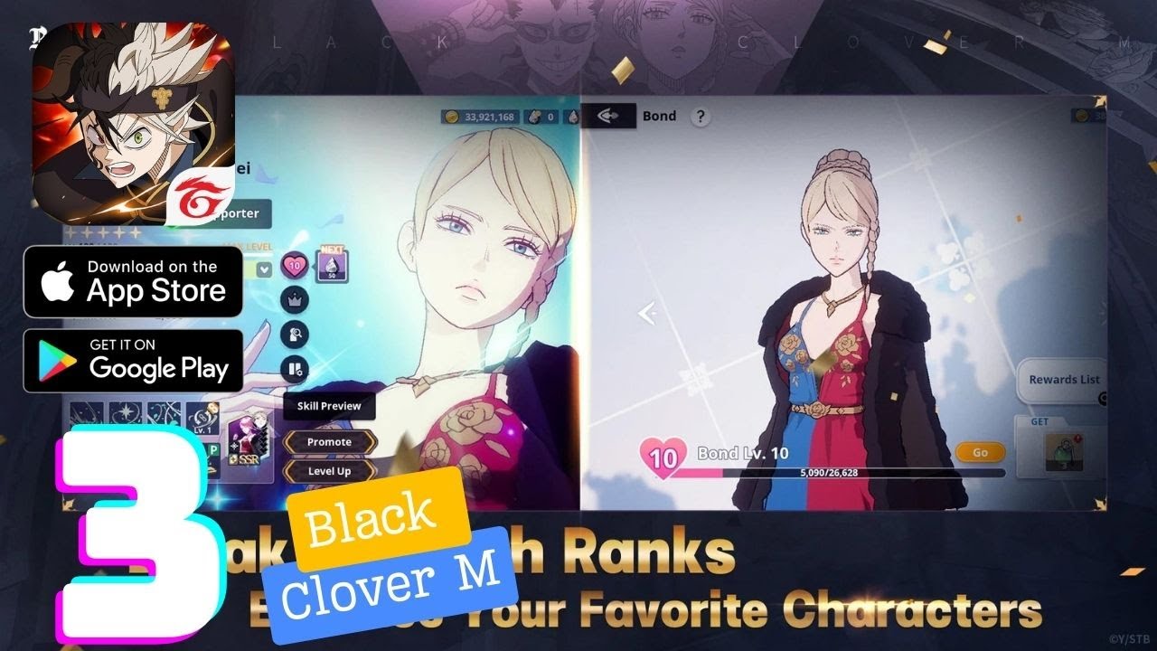 Black Clover M Gameplay Walkthrough - Part 3 (iOS, Android)