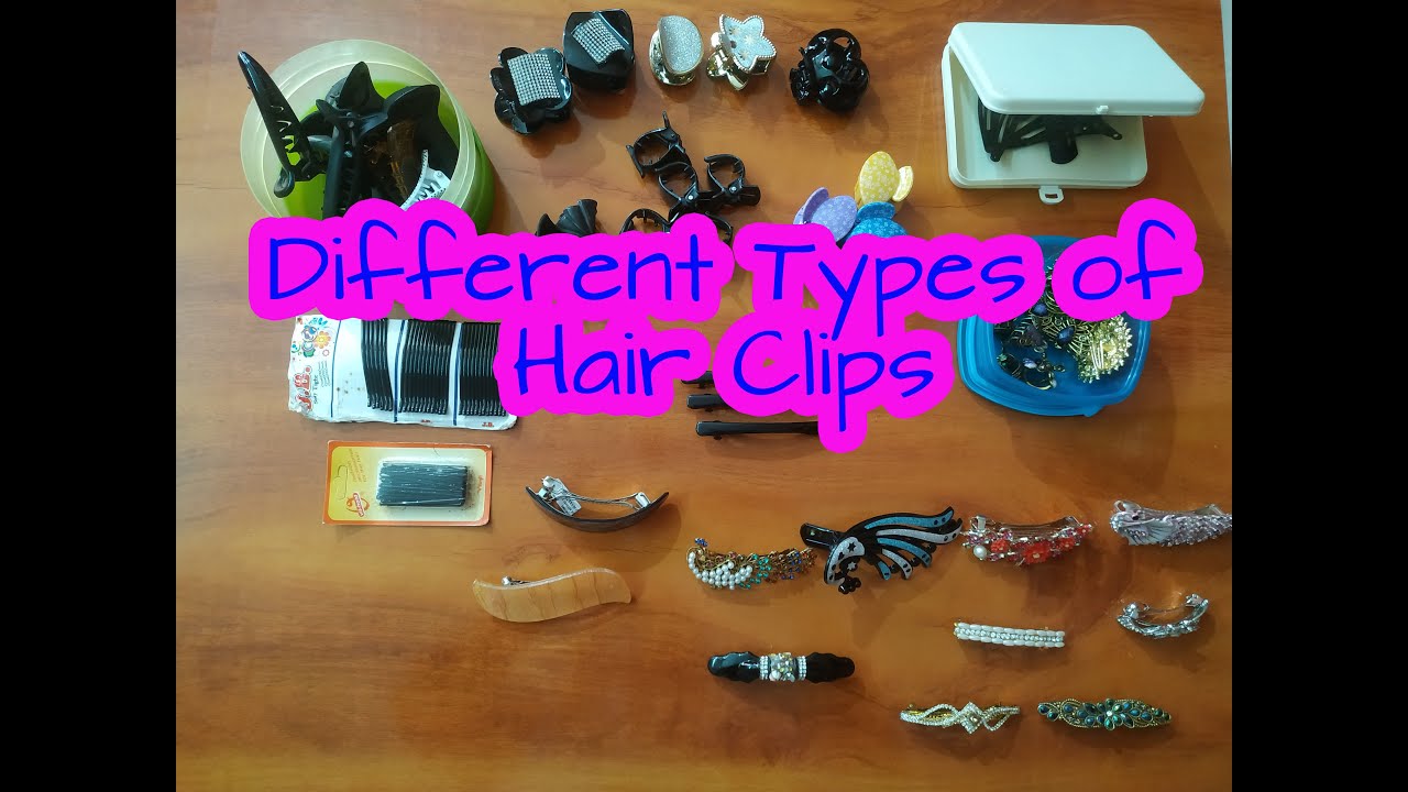 Different types of hair clips Banana Clutcher Designer Hair Clip