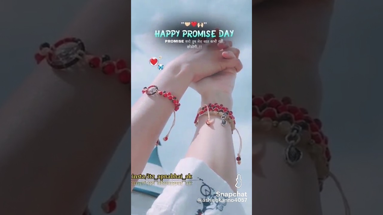 Happy promise day🤗🥰🥰❤️💯