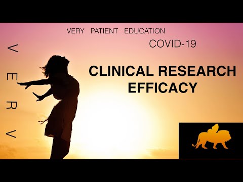 VERY PATIENT EDUCATION. COVID-19. Clinical research efficacy