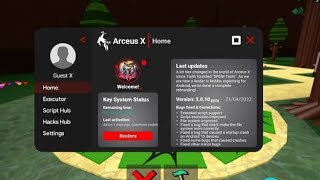 Arceus X 2.1.3 APK MOD (Roblox MOD Menu) Download