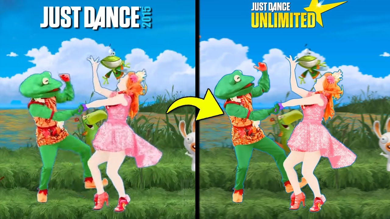 JUST DANCE COMPARISON - LOVE IS ALL | JD2015 x JDU - YouTube