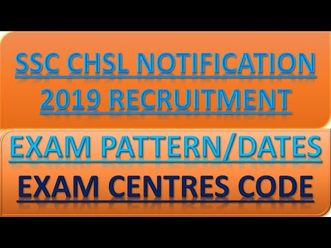 SSC CHSL Notification 2019 Recruitment, LDC DEO 10+2 Exam Date-Check