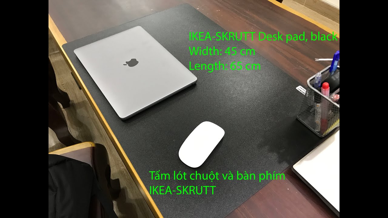 IKEA SKRUTT Desk pad Tấm lót chuột và bàn phím YouTube