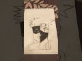 gojo and Kakashi mix drawing#viral #anime #popular #viral #trending #ytshorts