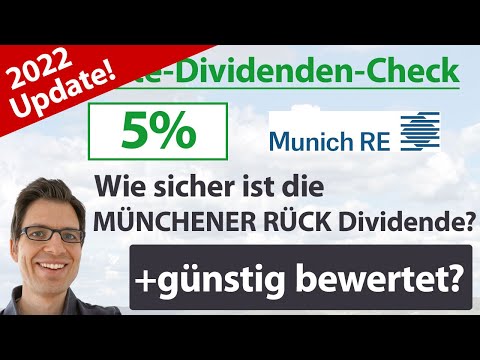 Münchener Rück Aktienanalyse 2022: Wie sicher ist die Dividende? (+günstig bewertet?)