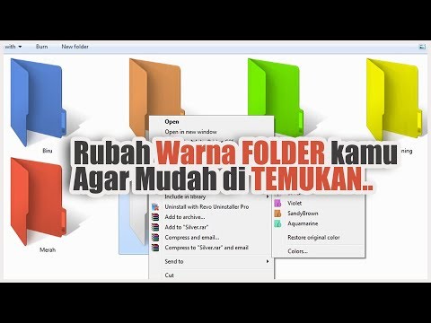 Video: Bagaimanakah cara menukar warna fon pada folder desktop saya?