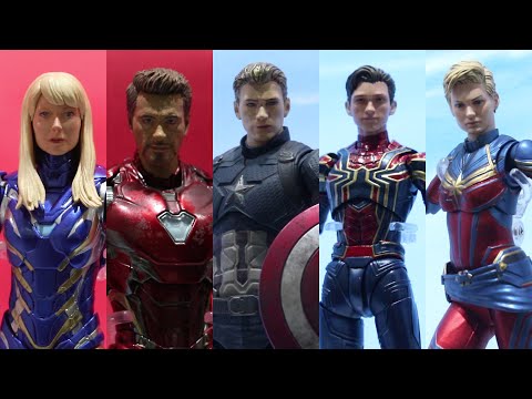 [東京コミコン2019] S.H.Figuarts Avengers: Endgame series display