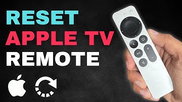 How to Reset Apple TV 4K Remote