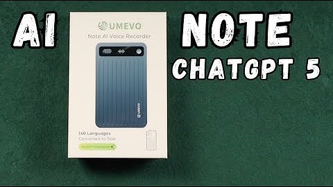 Ai Note Transcriptie door UMEVO + ChatGPT 5