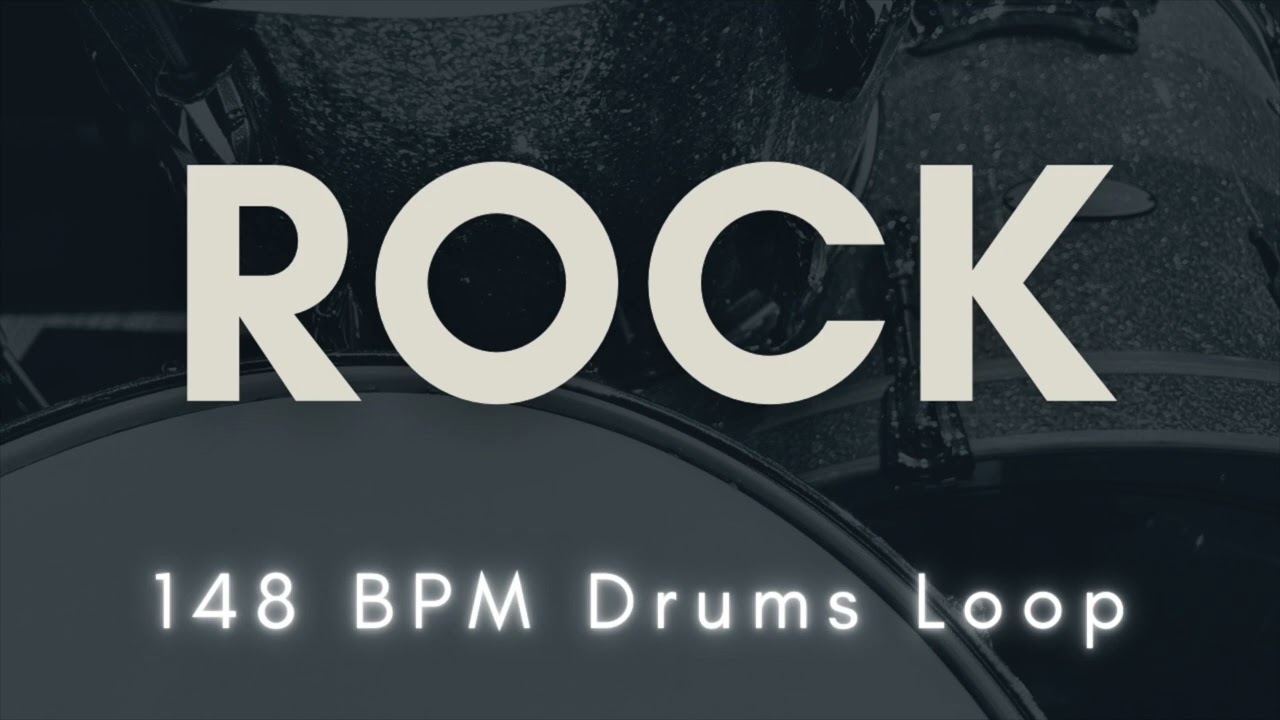 【Rock】Drums Loop | 148 BPM
