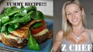 Turkey Sandwich With Y Arugula Salad Recipe By Zuzka Light