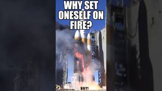 Why does the Delta IV Rocket set itself on fire before liftoff? #Shorts