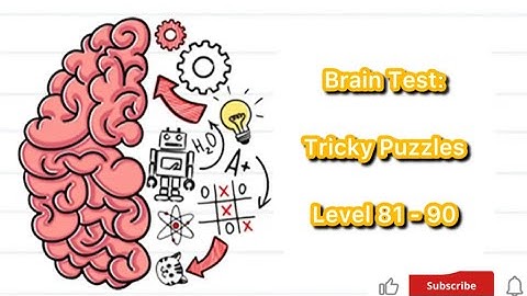 Brain Test: Tricky Puzzles Level 81 - 90  | #solved #puzzlesolving #puzzlechallenge #triviachallenge