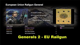 Command & Conquer Generals 2: European Railgun General