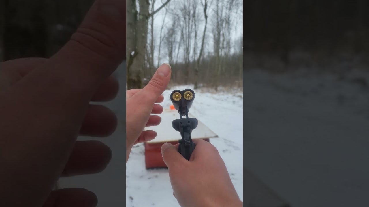 Smallest Double Barrel Shotgun In The World 410 Gauge 45 Cal Youtubeshorts Viral Fyp