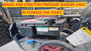 Briggs And Stratton Pressure Washer With The 190cc Engine | Sitting In Storage For Years!