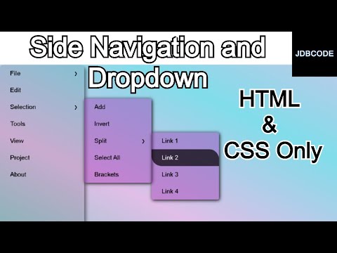 Video: How To Make A Vertical Dropdown Menu