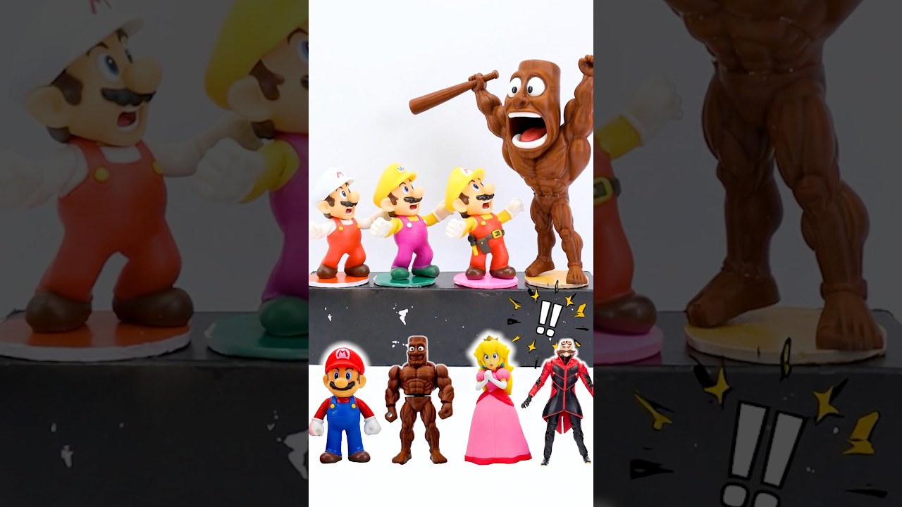 Satisfying Super Mario Bros Toys | Super Mario Bros Collection Review ASMR #short #toy