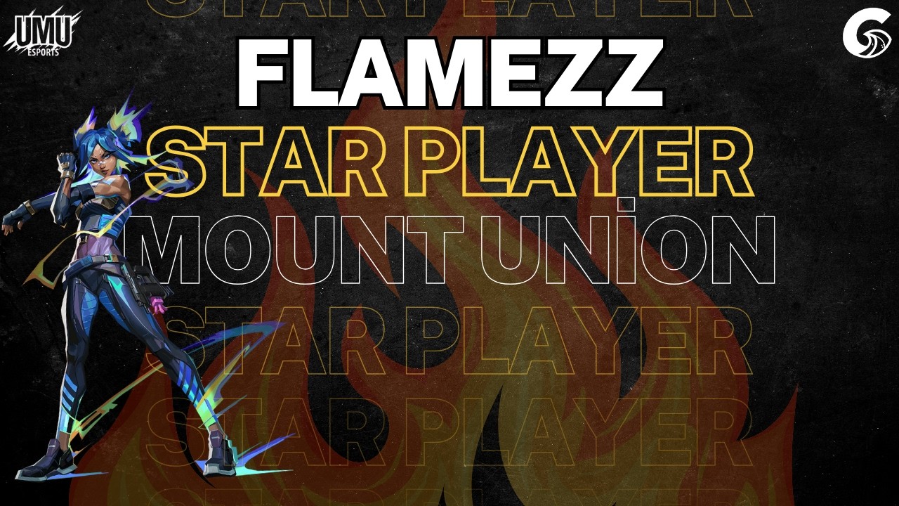 Star Player Flamezz goes crazy on Neon | Mount Union Esports | 