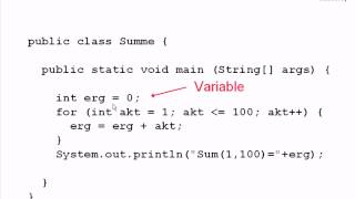 UE11-Einführung in Java [-9- Beispielprogramm]
