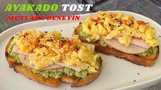 KEŞKE DAHA ÖNCE YESEYDİM DİYECEKSİNİZ  AVAKADO TOST / KAHVALTILIK TARİFLER