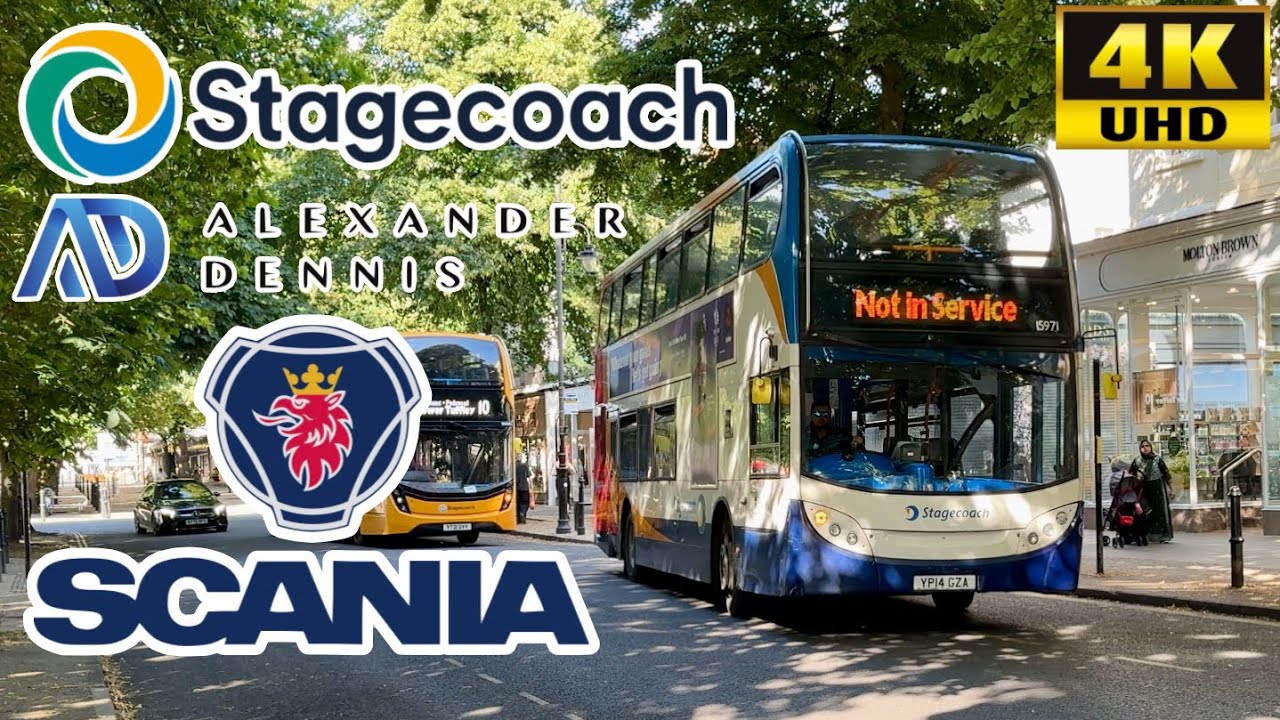 [Stagecoach West: 51 Swindon to Cheltenham via Cerney, Cirencester, Costwolds] ADL E400 ScaniaN230UD