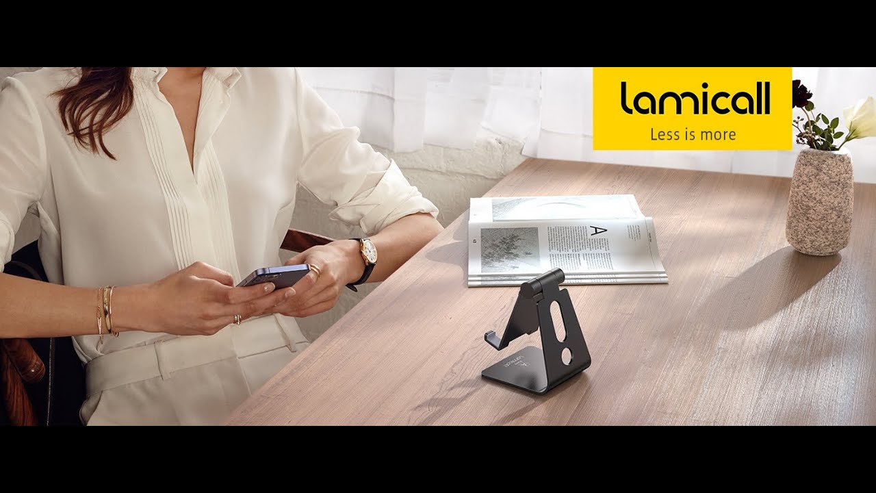 【Lamicall】Adjustable Cell Phone Stand - A for Desk