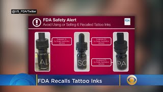 FDA Recalls Tattoo Inks Contaminated With Bacteria