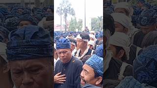 Warga Baduy tiba di pendopo gubernur banten#shorts