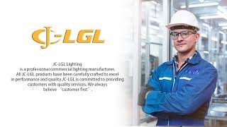 JC-LGL Linear High Bay Shop Light Product 3D Video