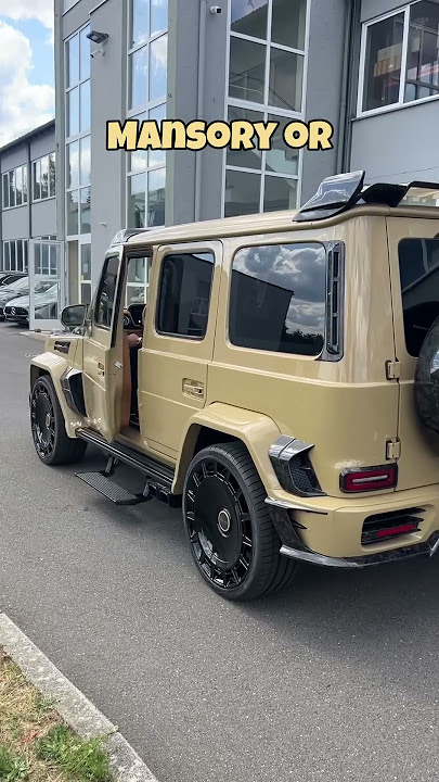 Mansory or Brabus? #mansory #brabus #gwagon #rich #money #cars #viralvideo #shorts
