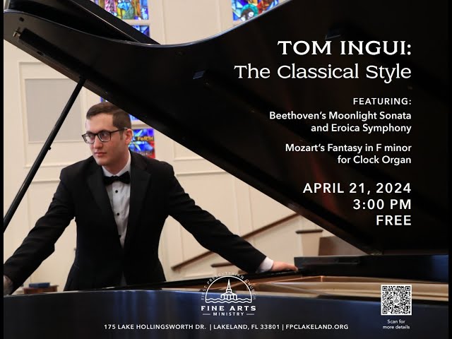 Tom Ingui: The Classical Style - April 21, 2024 class=