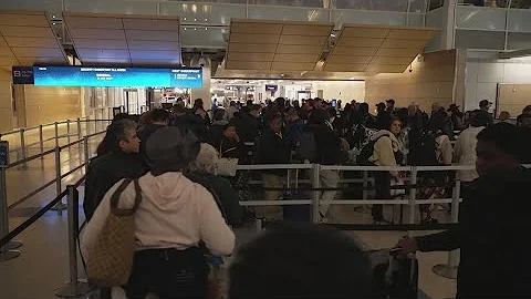 Heavy traffic at DFW Airport as travelers take on one of the year's busiest travel days