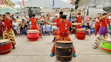 Đánh Trống Hội Đêm Diễn Lân Sư Rồng Ở Đình Tân Đông Cù Lao Tân Lộc Thốt Nốt Cần Thơ