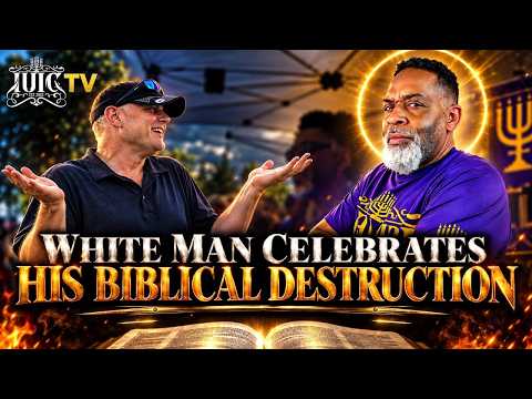 White Man Celebrates His Biblical Destruction
