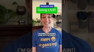 LIVESTREAM Announcement! - My Next Facebook LIVE by iOrganize 51 views 1 month ago 1 minute, 9 seconds