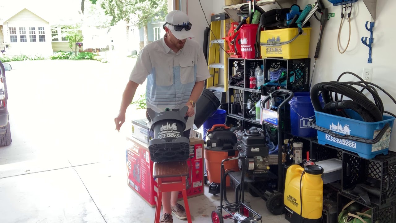 Unger Hydro Nlite Complete System How many hours does it last How to replace the resin bag