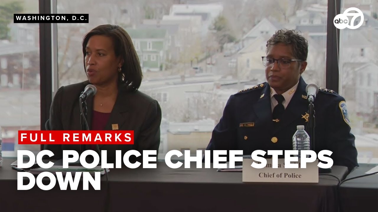FULL: DC police chief Pamela Smith on decision to step down - YouTube