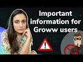 Important information for groww users  frauds with investors