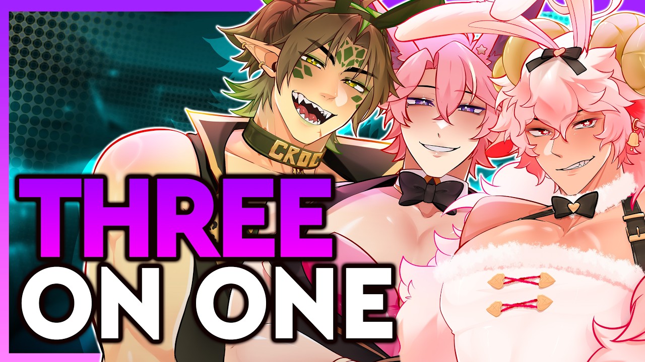 Three On One | ASMR RP | [MMM4A] [Flirty] [Possessive] ft. @CROCvt @envi_vt