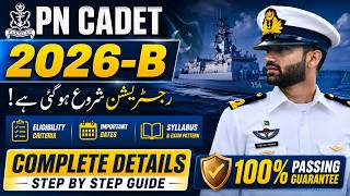 PAK Navy Jobs 2026 | PN Cadet 2026 |Pak Navy Initial Test Preparation | PN Cadet 2026-B Initial Test