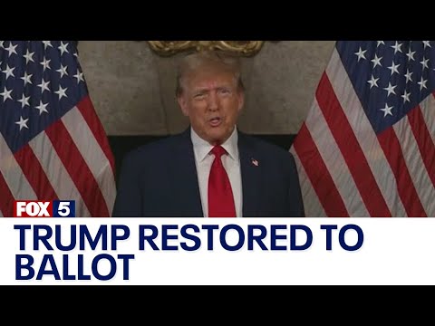 Supreme Court restores Trump to ballot, rejecting state attempts to ...