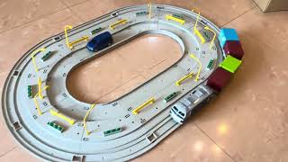Takara Tomy Plarail Railway S-60 EF66電氣機關車火車軌道玩具套裝