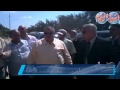 وزير الرى أثناء جولته المفاجئة