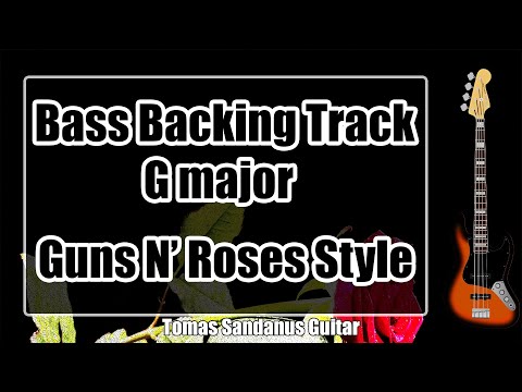 bass-backing-track-g-major---knockin-on-heavens-door---guns-n-roses-style---no-bass