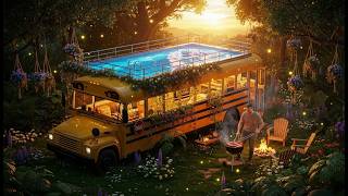 I Turned a Rusty School Bus into a Cozy Tiny Home Start to Finish
